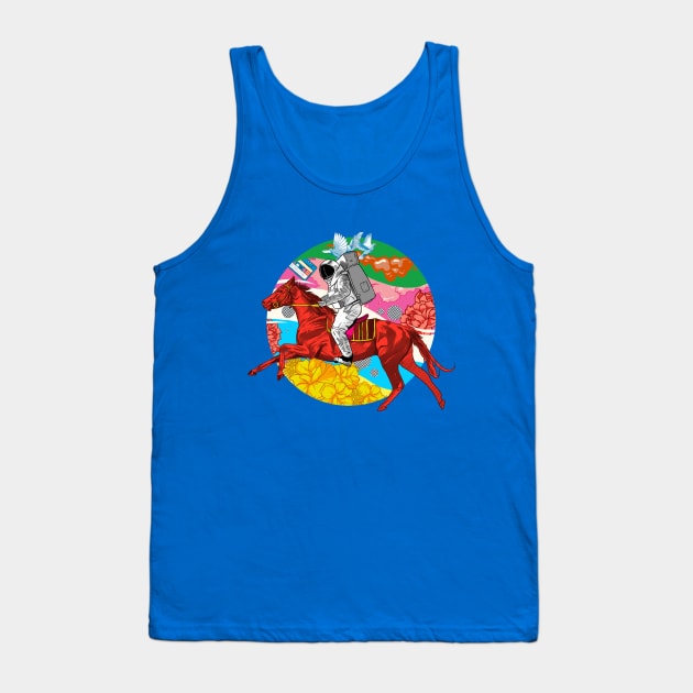 Psychedelic Space Journey Tank Top by rjartworks